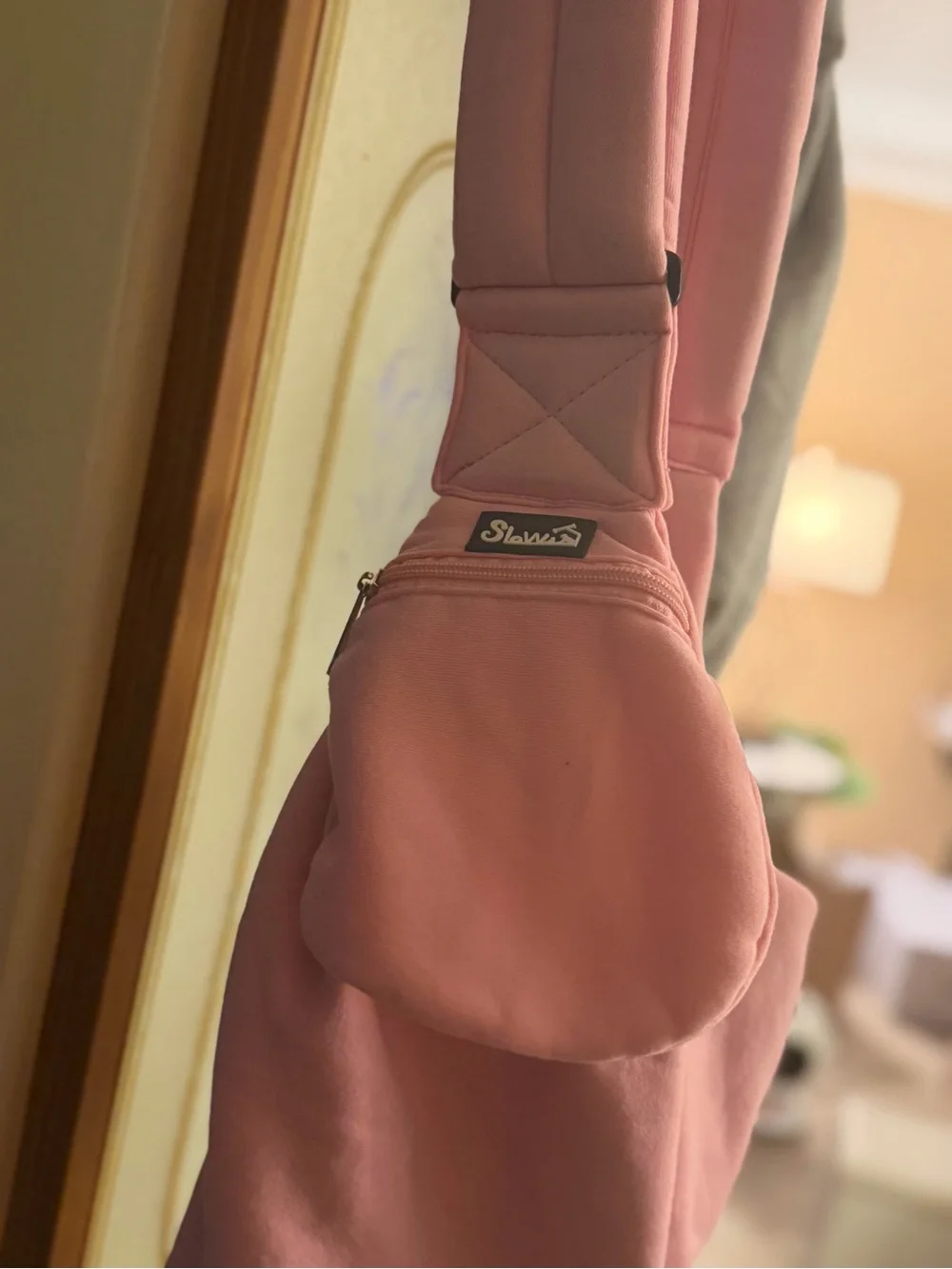 Pink and Gray Duo Pet Crossbody Carriers